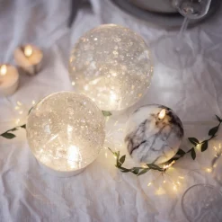 STAR TRADING LED-lyslenker Dew Drop Flower, sølv, 140 cm, batteri Online