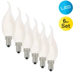 Näve LED-mignon E14 4W 450lm varmhvit 6-er Best