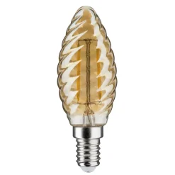 Paulmann LED-mignonpære E14 2,6 W 2 500 K gull vridd| E14 Pærer|Led-Pærer
