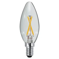 STAR TRADING LED-mignonpære E14 B35 2W 2 700 K filament 250lm Discount