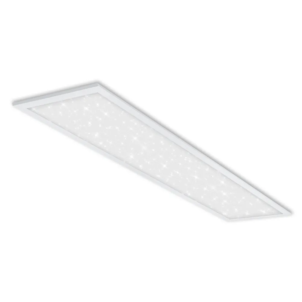 Briloner LED-panel Pallas, hvit, dimbar, CCT, 119,5x29,5 cm| Butikkbelysning