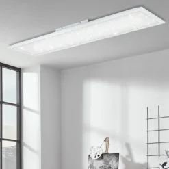 Briloner LED-panel Pallas, hvit, dimbar, CCT, 119,5x29,5 cm| Butikkbelysning