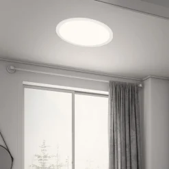 Briloner LED-panel Piatto CCT fjernkontroll, rund, hvit| Butikkbelysning