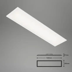 Briloner LED-panel Piatto CCT fjernkontroll, 100 x 25, hvit Outlet
