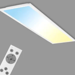 Briloner LED-panel Piatto CCT fjernkontroll, 100 x 25, hvit Outlet