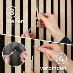 Briloner LED-panel Pimp your panel, startsett, lengde 2,6 m| Lysstriper