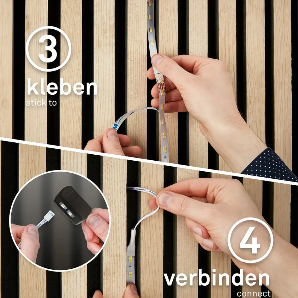 Briloner LED-panel Pimp your panel, startsett, lengde 2,6 m| Lysstriper