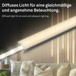 Briloner LED-panel Pimp your panel, startsett, lengde 2,6 m| Lysstriper