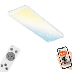 Briloner LED-panel Rammeløst SL WiFi Bluetooth 100x25cm| Smarthus Belysning