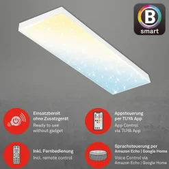 Briloner LED-panel Rammeløst SL WiFi Bluetooth 100x25cm| Smarthus Belysning