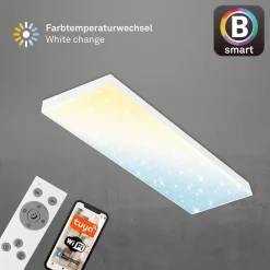 Briloner LED-panel Rammeløst SL WiFi Bluetooth 100x25cm| Smarthus Belysning