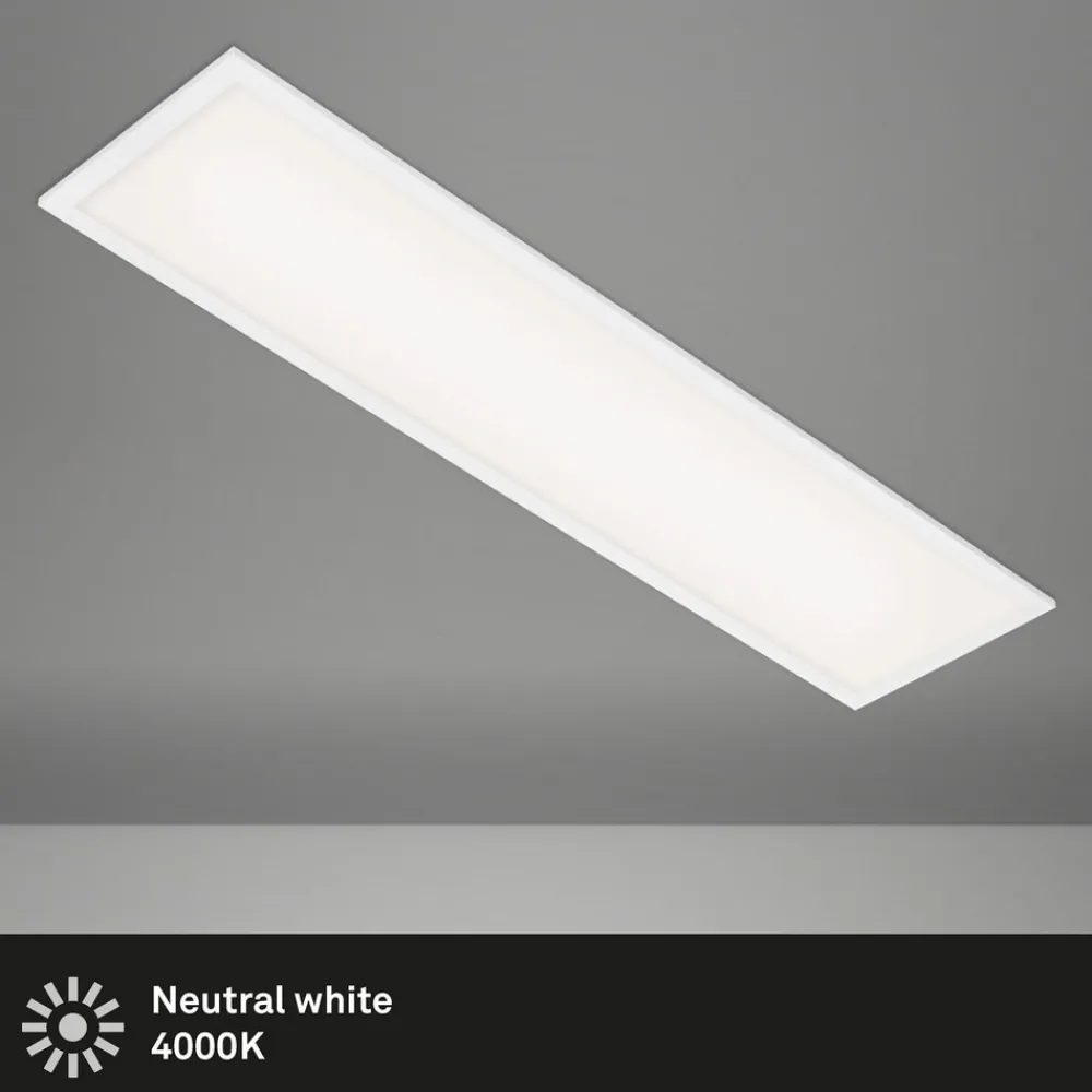 Briloner LED-panel Simple, hvit, ultraflat, 100 x 25 cm Outlet