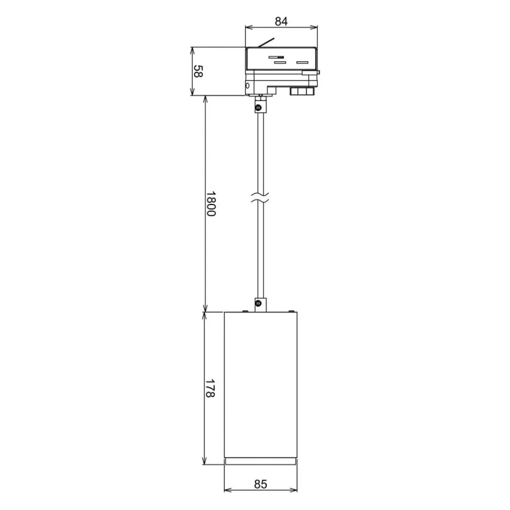 Deko-Light LED-pendel med 3 kretser 20W svart Online
