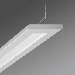 Regiolux LED-pendellampe kontor Stail mikroprisma hvitalu Discount