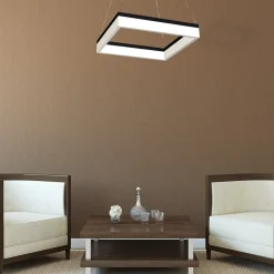 Eko-Light LED-pendellampe Nero, plast, svart, enkeltlys, 32 W| Pendellamper