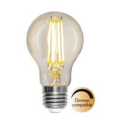 STAR TRADING LED-pære A60 E27 8 W 810 lm klar 2 700 K Filament dimbar| E27 Pærer|Dimbar Led-Pære