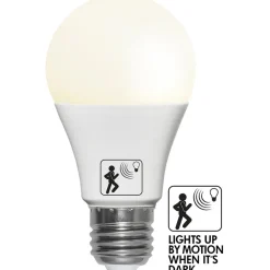 STAR TRADING LED-pære A60 E27 4,8W 2700K med bevegelsessensor Outlet