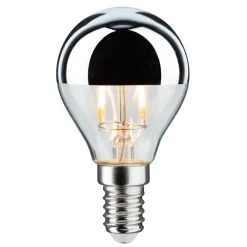 Paulmann LED-pære E14 827 dråpe sølv 2,6W| E14 Pærer