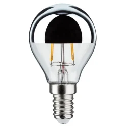 Paulmann LED-pære E14 827 dråpe sølv 2,6W| E14 Pærer