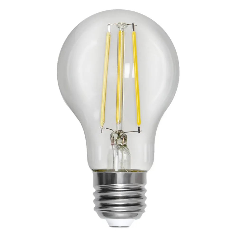 STAR TRADING LED-pære, E27, 8 W, klar, glødetråd, 4000 K, dimbar| Dimbar Led-Pære|Dimbar Led-Pære