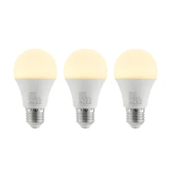 Arcchio LED-pære E27 A60 9,5W 3 000 K opal 3 stk New