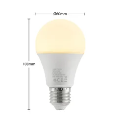 Arcchio LED-pære E27 A60 9,5W 3 000 K opal 3 stk New