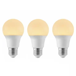 Arcchio LED-pære E27 A60 4,9W 3 000 K opal 3 stk Online