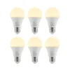 Arcchio LED-pære E27 A60 9,5W 3 000 K opal 6 stk Outlet