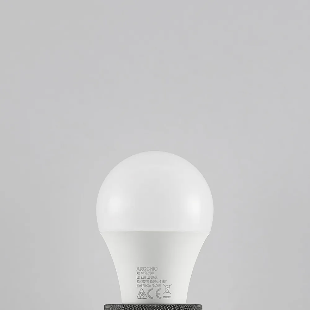 Arcchio LED-pære E27 A60 9,5W 3 000 K opal 6 stk Outlet