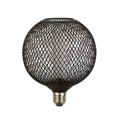 Searchlight LED-pære E27 Mesh 3,5W 1 800 K Ø 12cm svart Hot