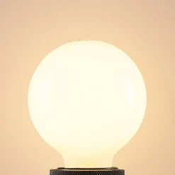 Arcchio LED-pære E27 8W G80 2 700K dimbar, opal, sett med 2 stk| Dimbar Led-Pære|Dimbar Led-Pære