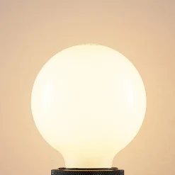 Arcchio LED-pære E27 4W G80 2 700 K dimbar opal 3 stk New