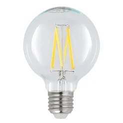 Arcchio LED-pære E27 8W G80 2 700 K filament, dimbar, klar| E27 Pærer|Dimbar Led-Pære