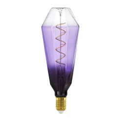 EGLO LED-pære E27 4W T100 1800K Filamentpære lilla dimbar| Dimbar Led-Pære|Dimbar Led-Pære