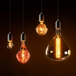 Sigor LED-pære Giant Drop E27 4W 918 dim kobber-metall.