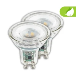 Briloner LED-pære Reflektorpære GU10 2,5W klar 3000K energiklasse A 2er Clearance
