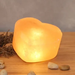 Wagner Life LED-saltlampe Hjerte med USB-tilkobling, rav Best