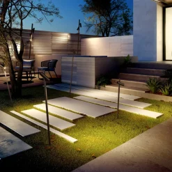 LEDS-C4 Juncus LED-spot med jordspyd, brun, 3 000 K New