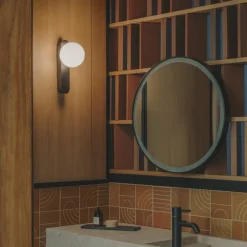 LEDS-C4 LED-vegglampe Perlina, svart, stål Best