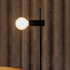 LEDS-C4 Nude Single gulvlampe E27 svart| Gulvlamper