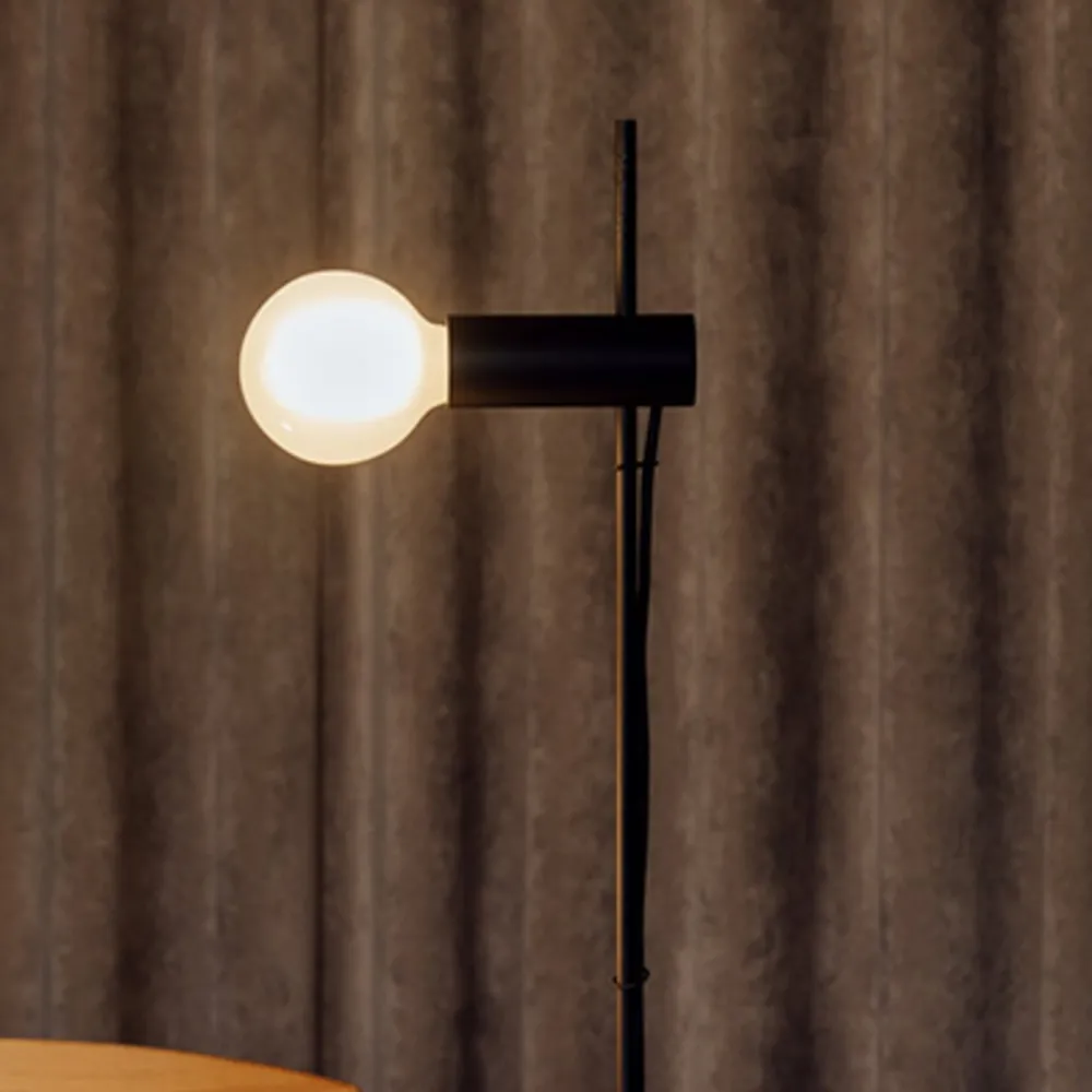 LEDS-C4 Nude Single gulvlampe E27 svart| Gulvlamper