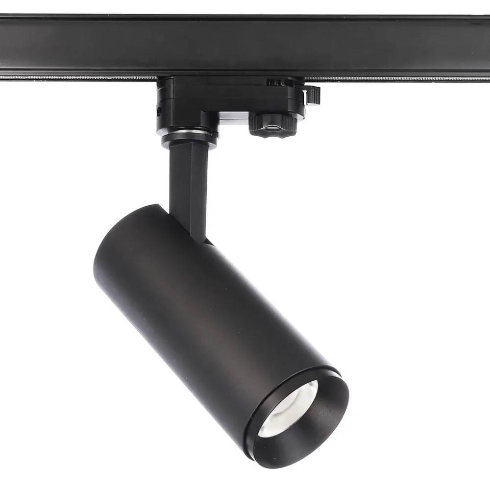 Deko-Light LED-skinnespotter Lucea 3-krets 10W svart Hot