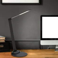 Briloner LED-skrivebordslampe Haiti touchdim CCT svart| Kontorbelysning