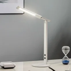 Fabas Luce LED-skrivebordslampe Ideell med dimmer, hvit Sale