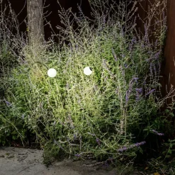 FARO BARCELONA LED-sokkellampe Cuca, svart, stål/glass, høyde 65 cm| Sokkellamper