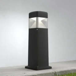 Fumagalli LED-sokkellampe Elisa 500 svart, klar, 10W CCT| Kommersiell Utebelysning|Led-Utendørs