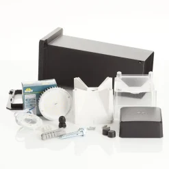 Fumagalli LED-sokkellampe Elisa 500 svart, klar, 10W CCT| Kommersiell Utebelysning|Led-Utendørs