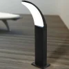 EGLO LED-sokkellampe Fiumicino i buet form| Kommersiell Utebelysning|Sokkellamper