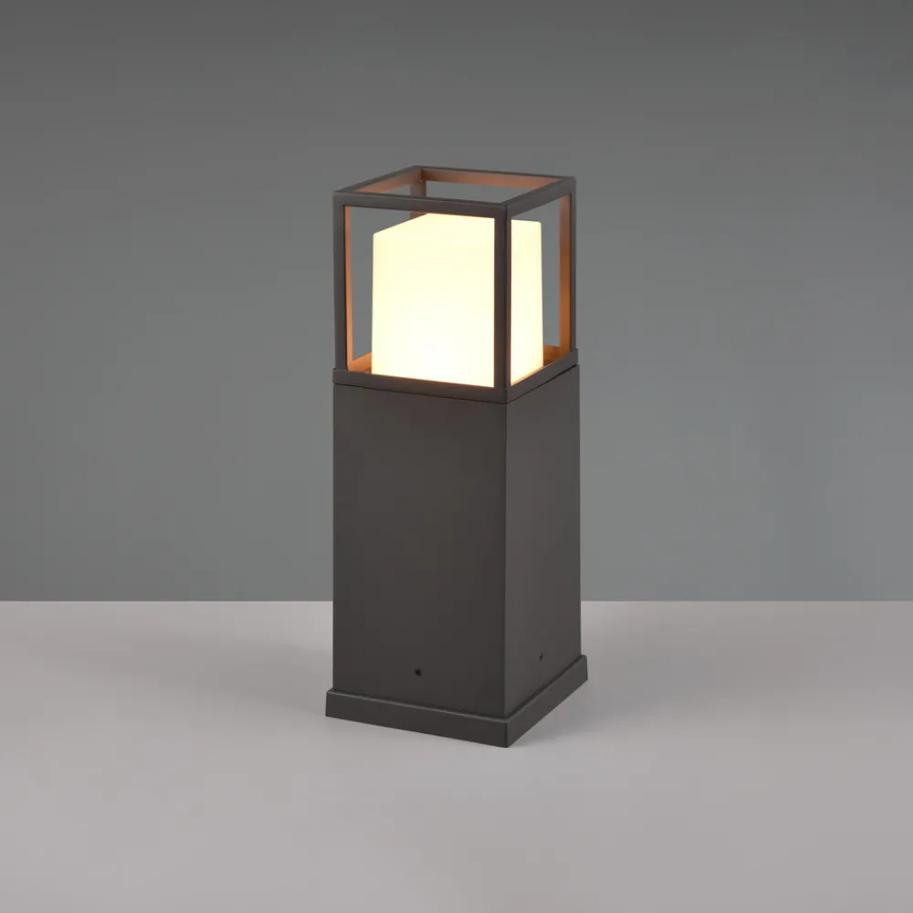 Trio Lighting LED-sokkellampe Witham, 40 cm høy, antrasitt, CCT, IP54 Online