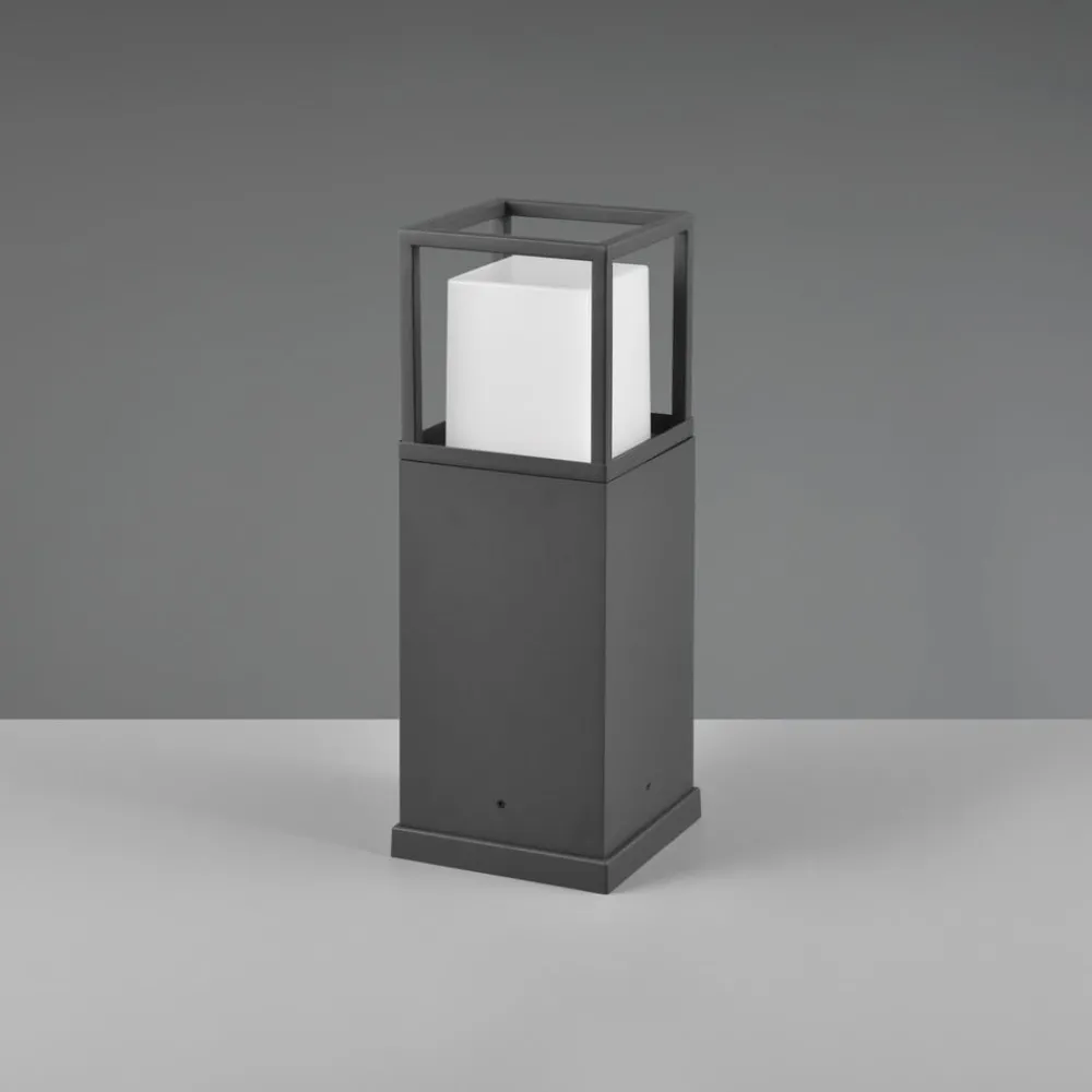 Trio Lighting LED-sokkellampe Witham, 40 cm høy, antrasitt, CCT, IP54 Online